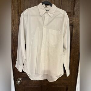 NWOT GAP Men's White 100% Cotton Dress Shirt